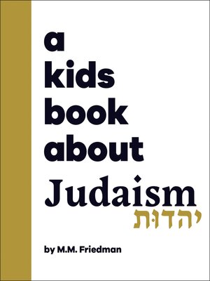 cover image of A Kids Book About Judaism